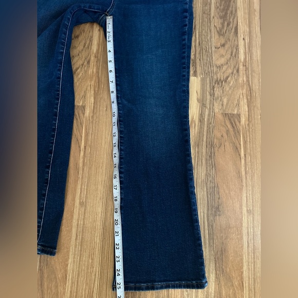 Madewell Mid Rise Kick Out Crop Jeans Blue Size 27 - Picture 10 of 13